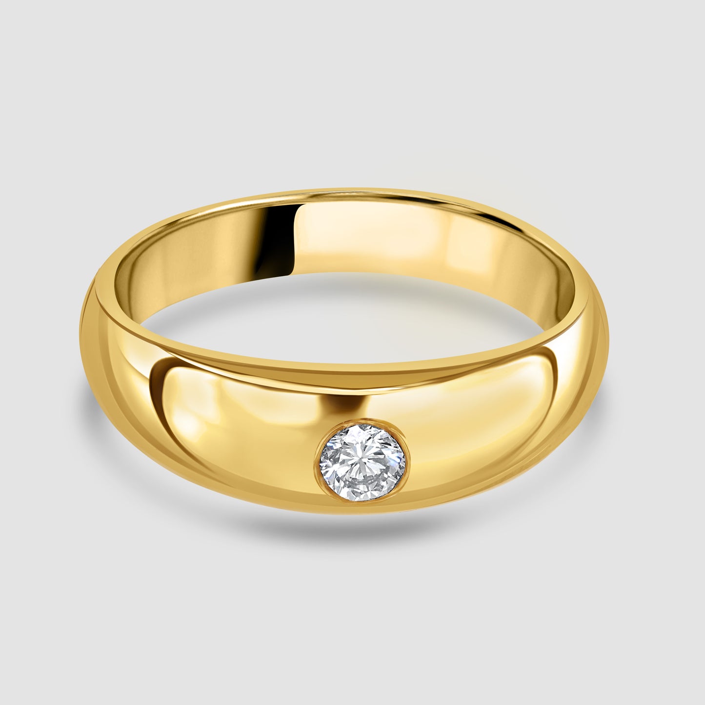 18ct yellow gold diamond ring