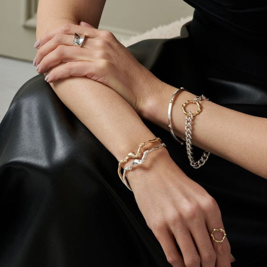 9ct Gold Wiggle Bangle