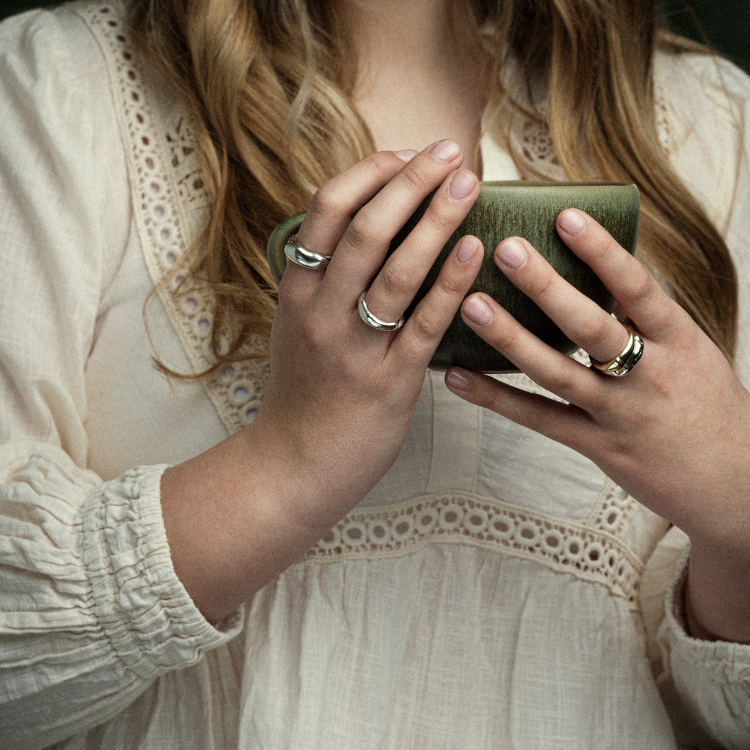 rings from Lulu and Boo Jewellery.
