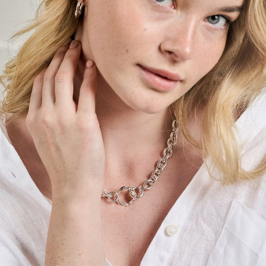 A pair of Sterling Silver Hoop Earrings from Lulu and Boo