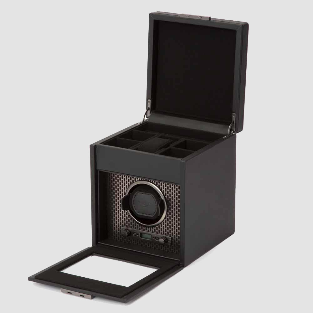 Axis Single Winder with Storage Black