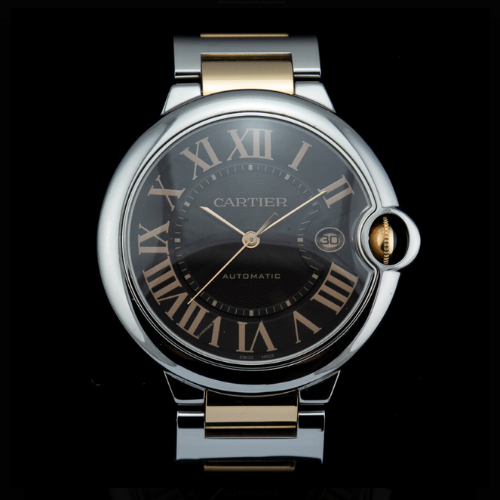 Cartier Ballon Bleu 18ct rose gold and steel