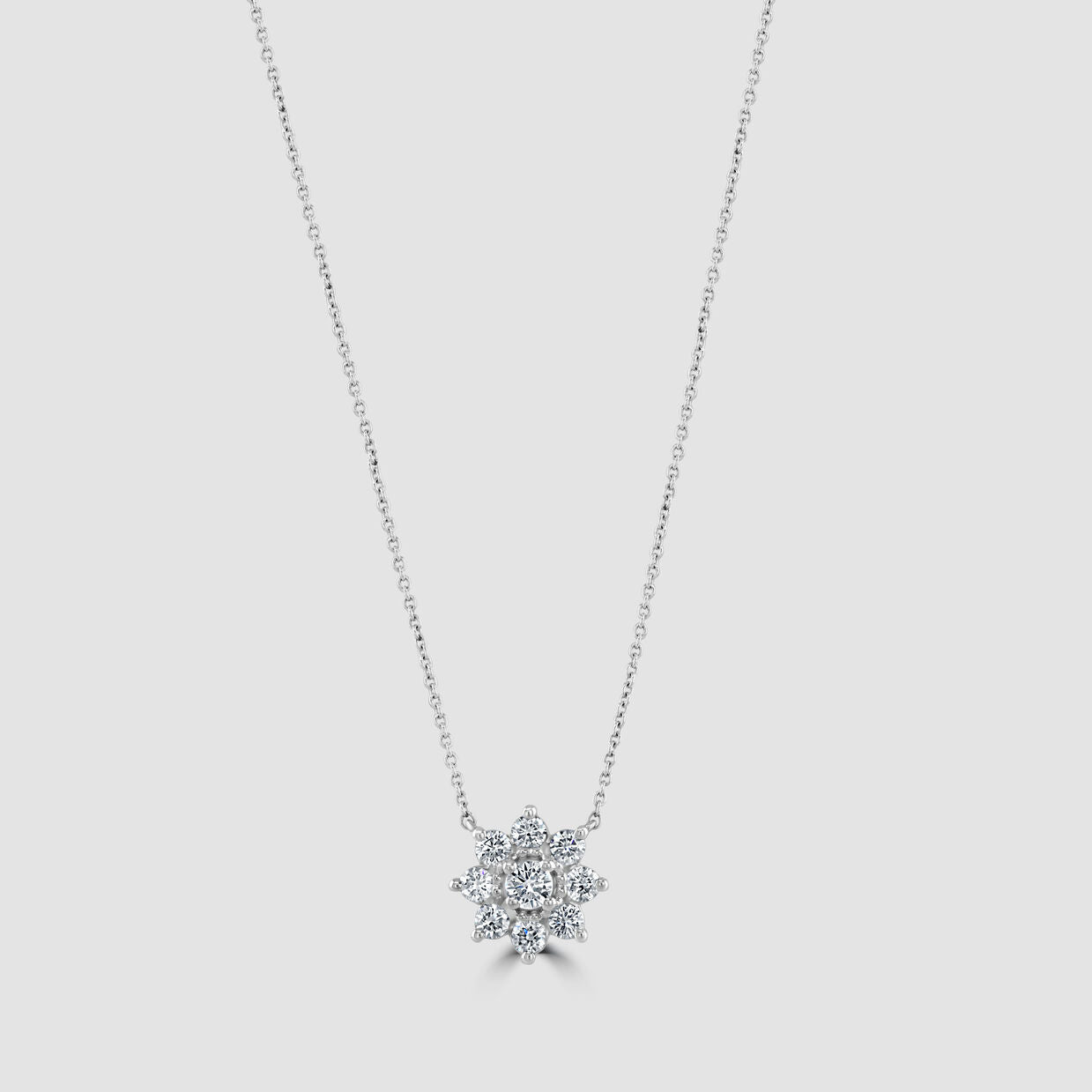 Diamond Pendant and Chain