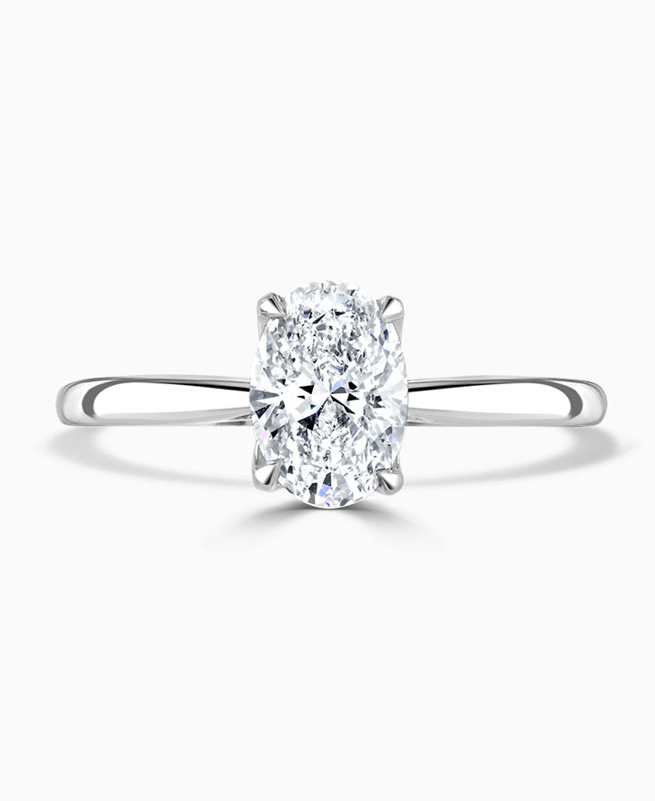 Brown & Newirth Oval Cut Solitaire Engagement Ring
