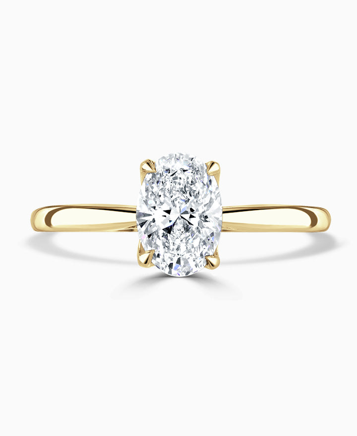 Brown & Newirth Oval Cut Solitaire Engagement Ring
