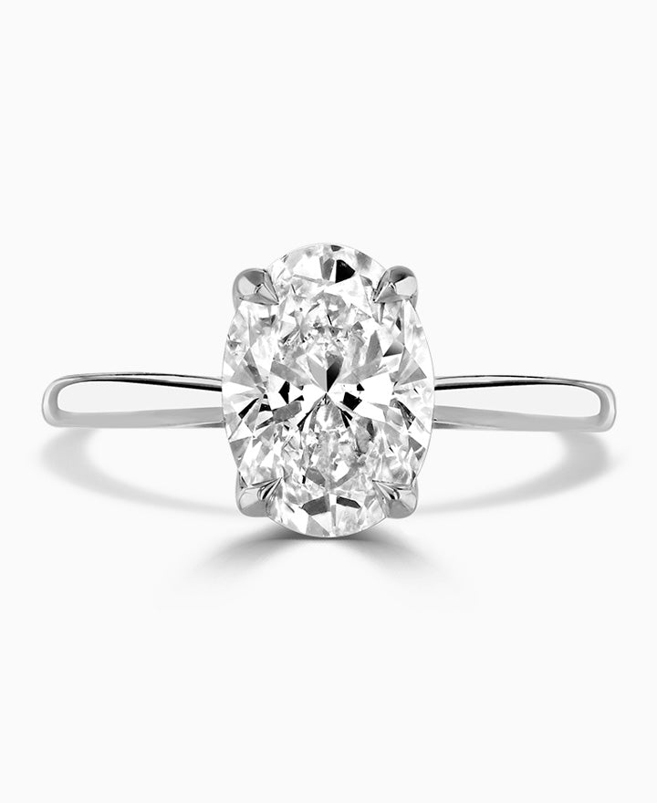 Brown & Newirth Oval Cut Solitaire Engagement Ring