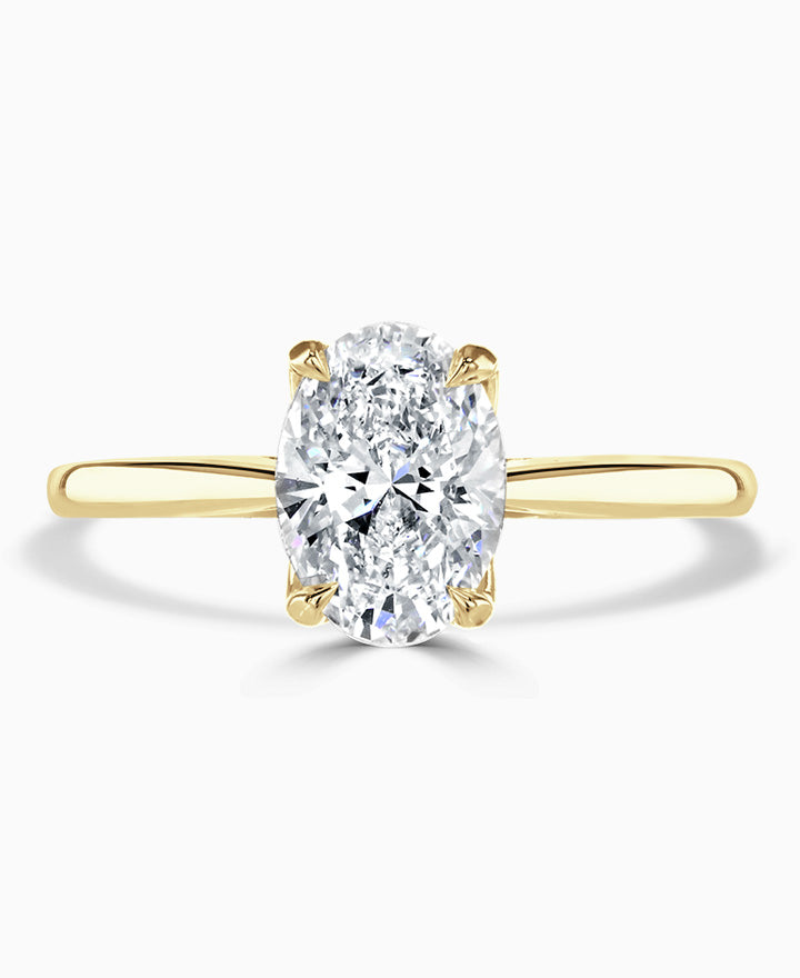 Brown & Newirth Oval Cut Solitaire Engagement Ring