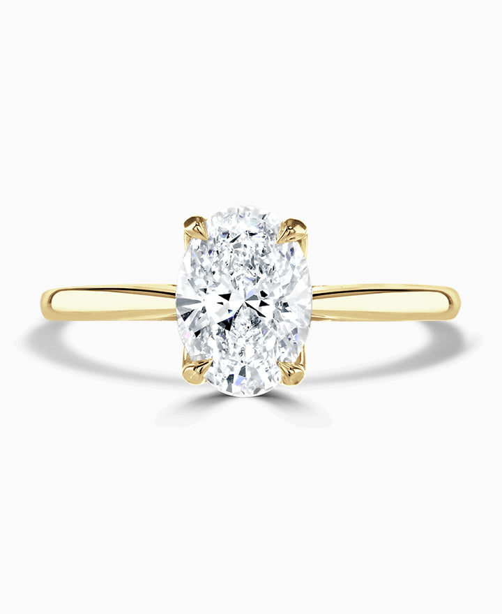 Brown & Newirth Oval Cut Solitaire Engagement Ring