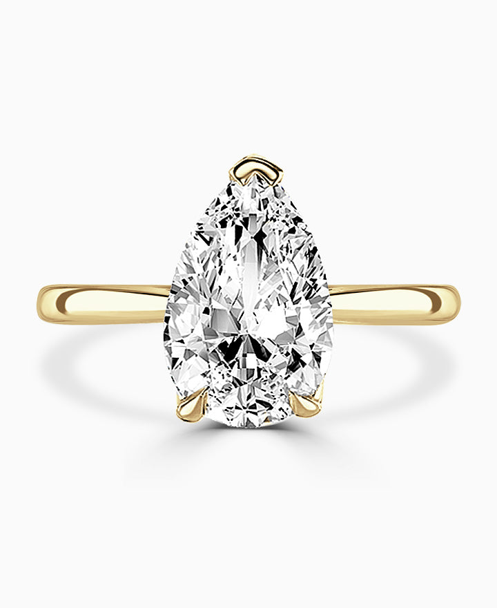 Brown & Newirth Pear Cut Solitaire Engagement Ring