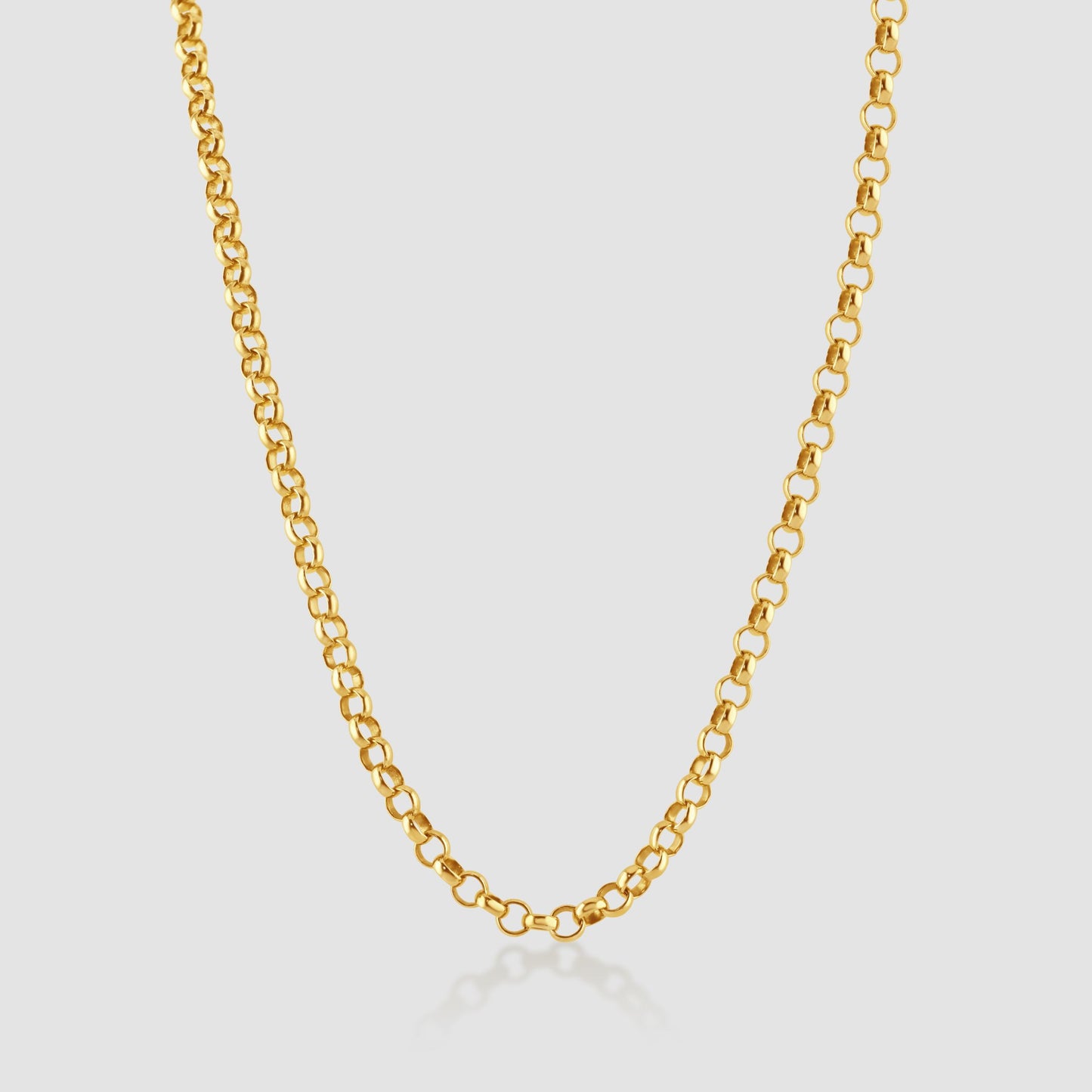 9ct yellow gold belcher link chain