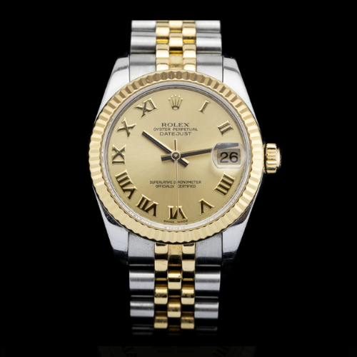 Rolex Datejust 31mm champagne Roman dial