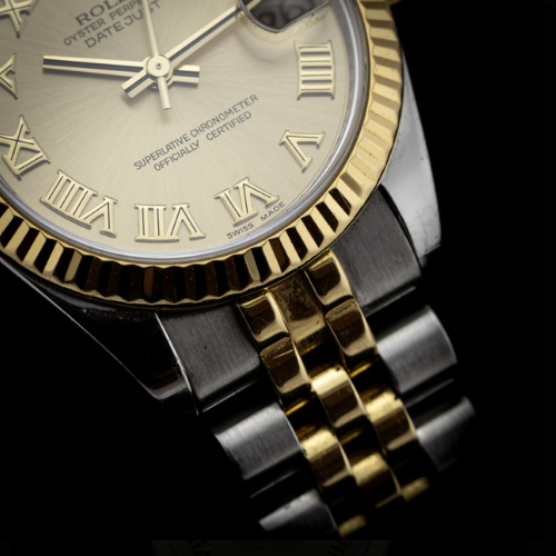 Rolex Datejust 31mm champagne Roman dial