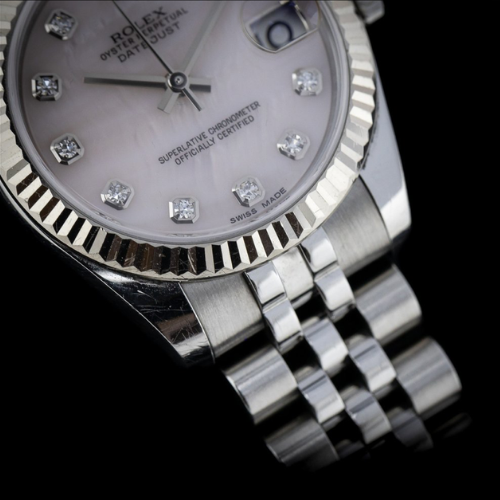 Rolex Datejust 31mm mother of pearl diamond dial