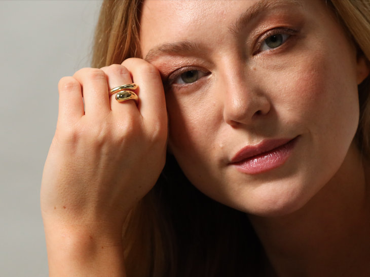 Tiffany & Co Elsa Peretti teardrop bypass ring
