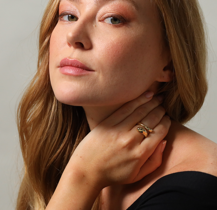 Tiffany & Co Elsa Peretti teardrop bypass ring