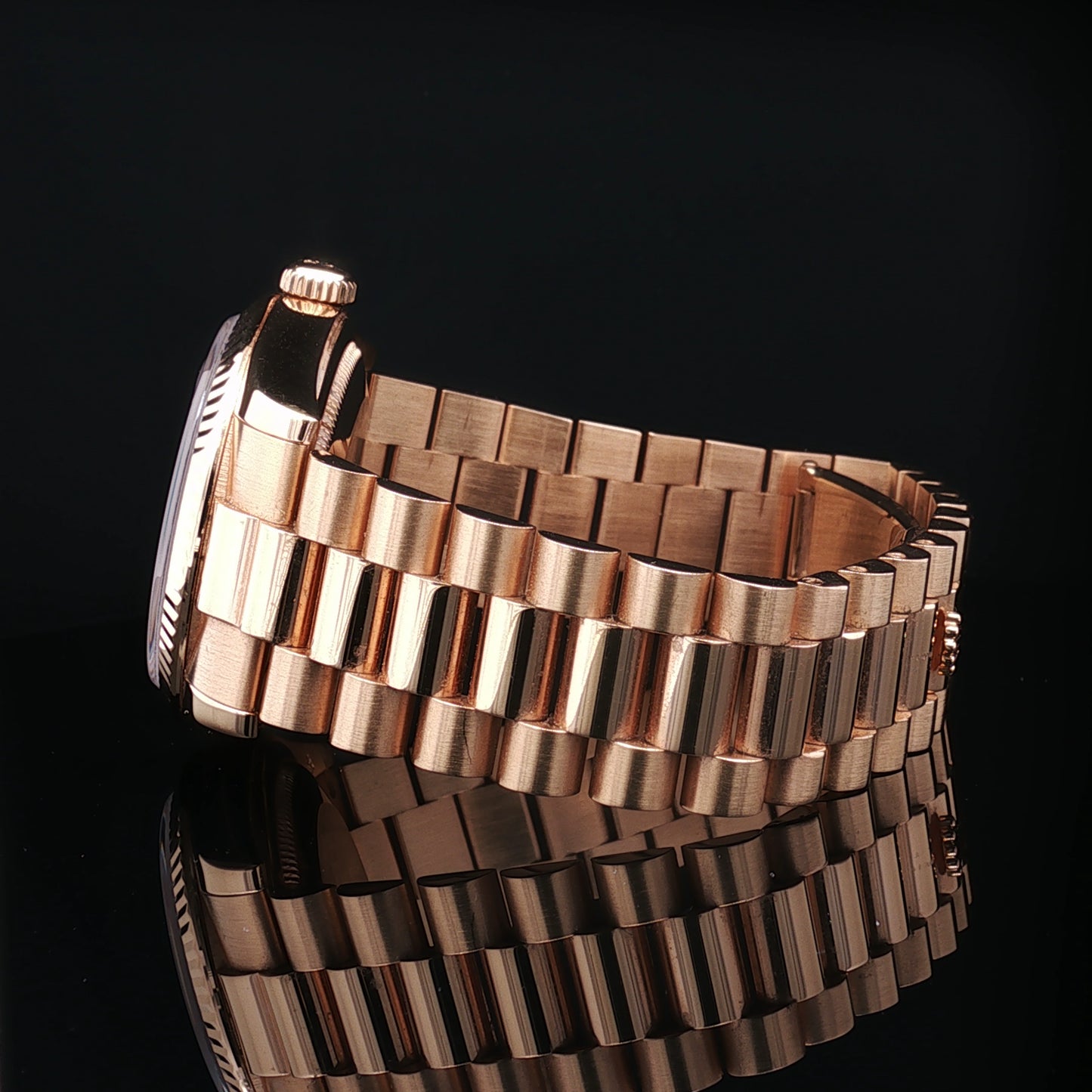 Rolex 36mm Day Date in rose gold