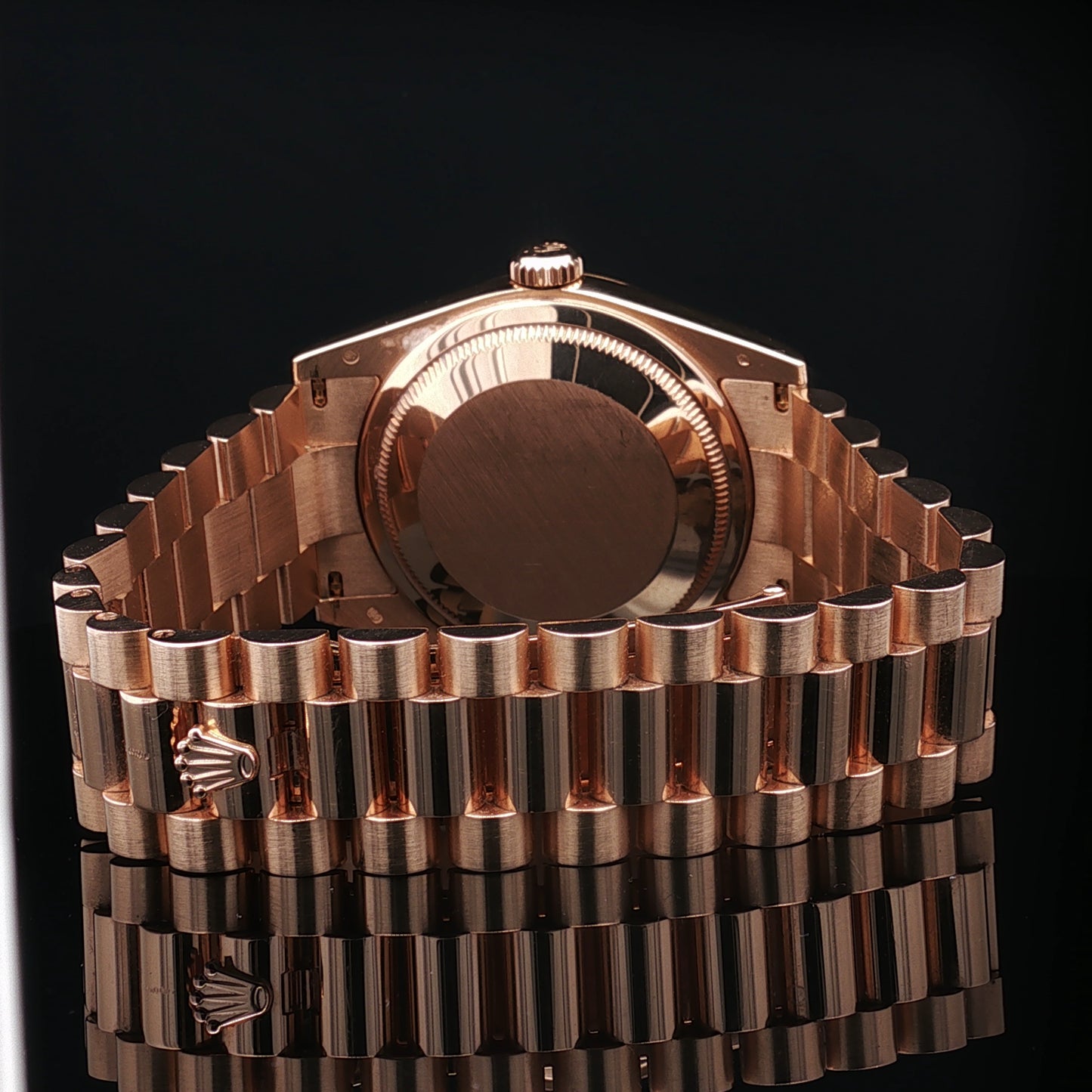 Rolex 36mm Day Date in rose gold