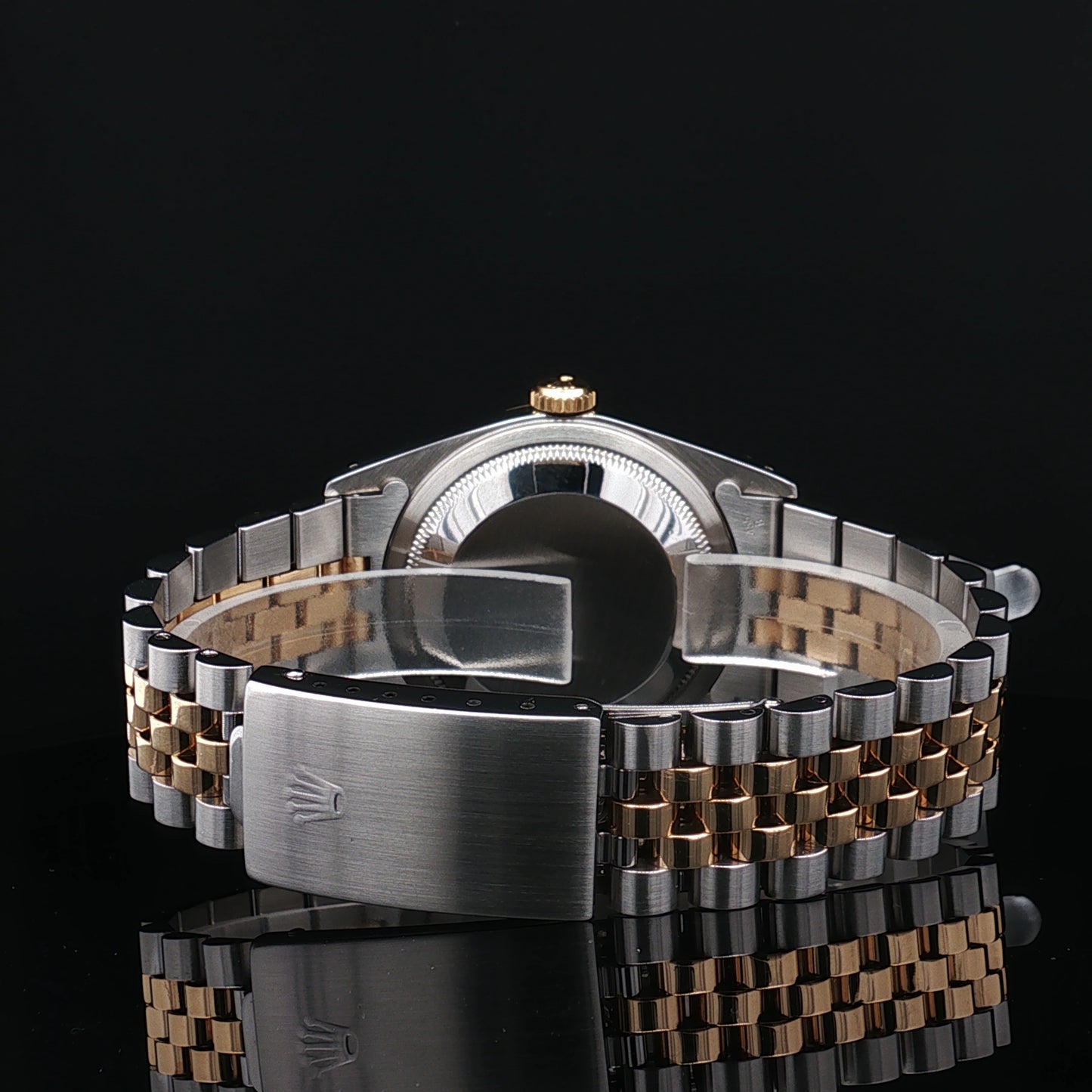 Rolex steel and gold 36mm Datejust with diamond indices