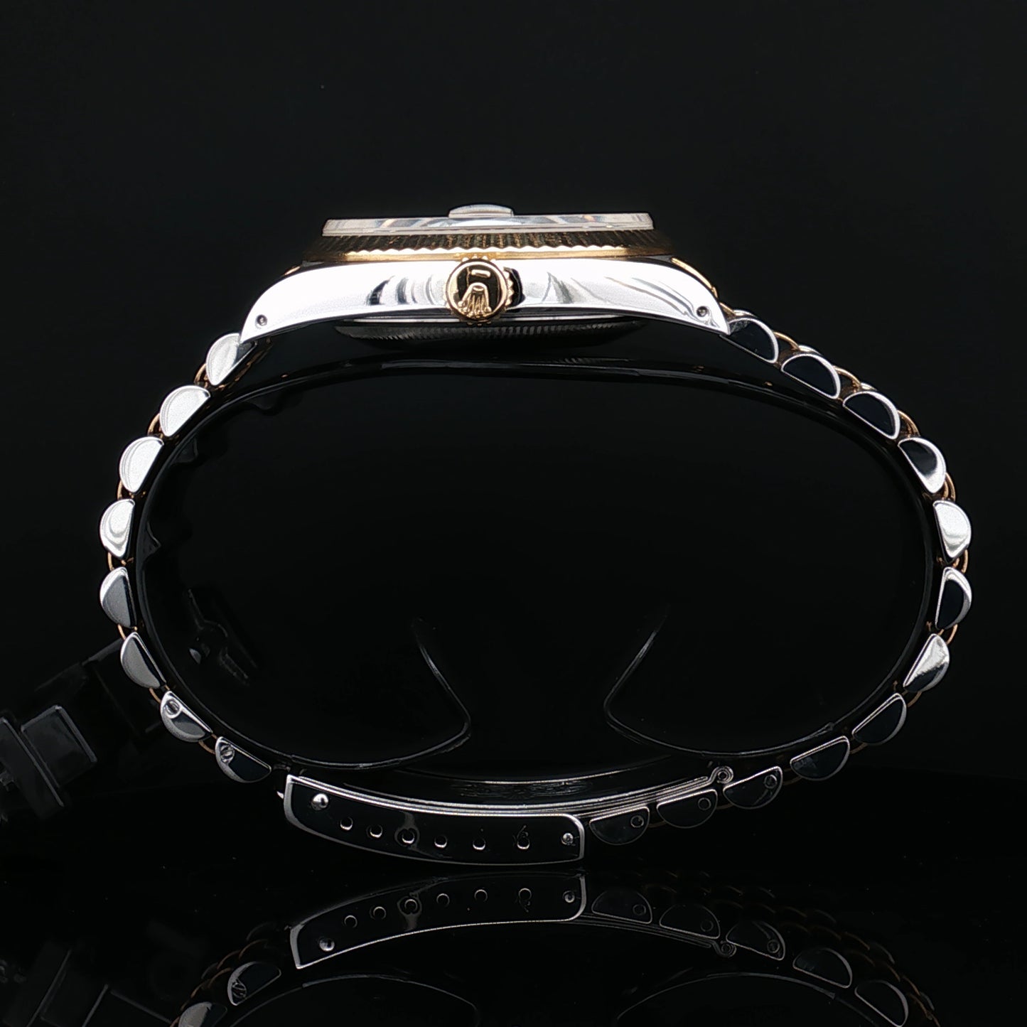 Rolex steel and gold 36mm Datejust with diamond indices