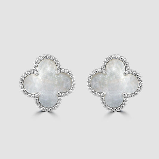 Van Cleef and Arpels Alhambra stud earrings