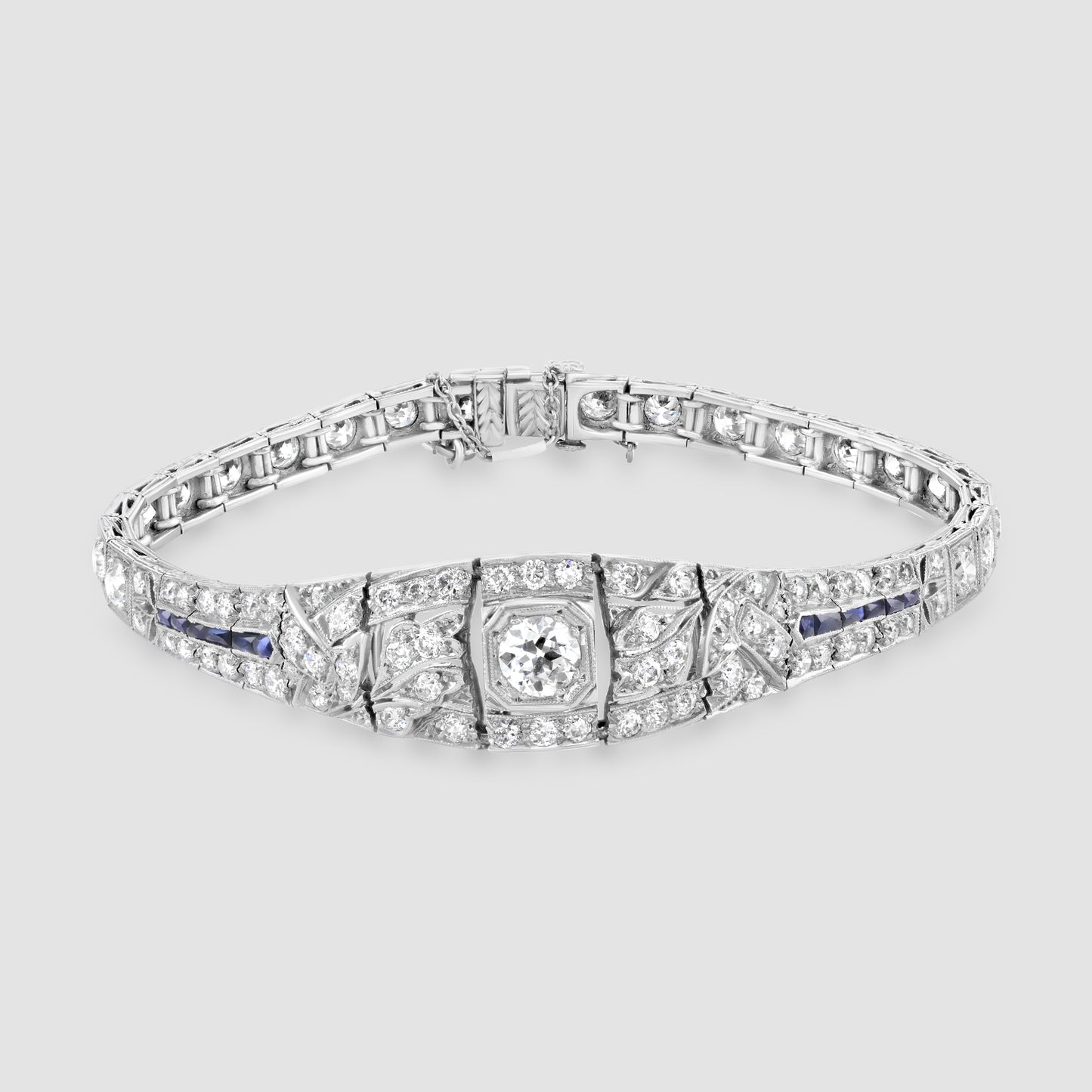 Art Deco Sapphire and diamond bracelet