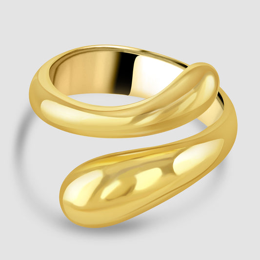 Tiffany & Co Elsa Peretti teardrop bypass ring