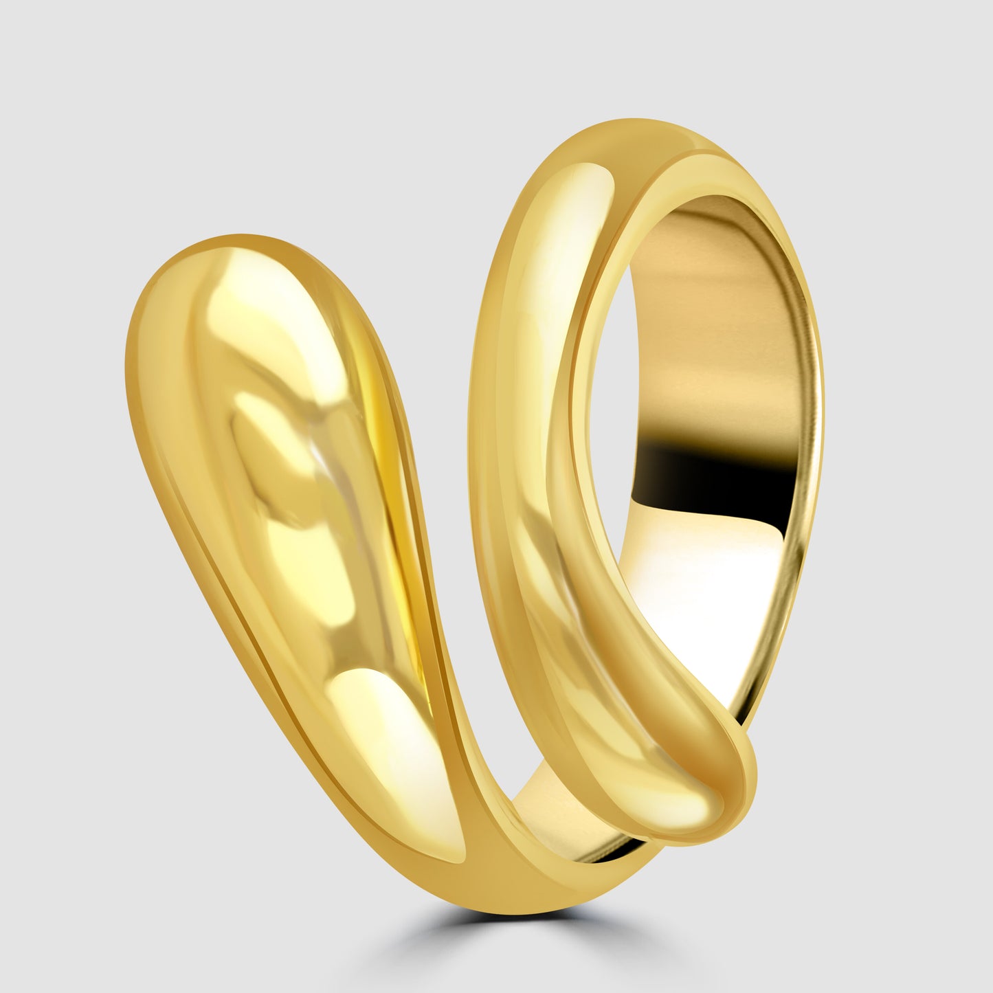 Tiffany & Co Elsa Peretti teardrop bypass ring