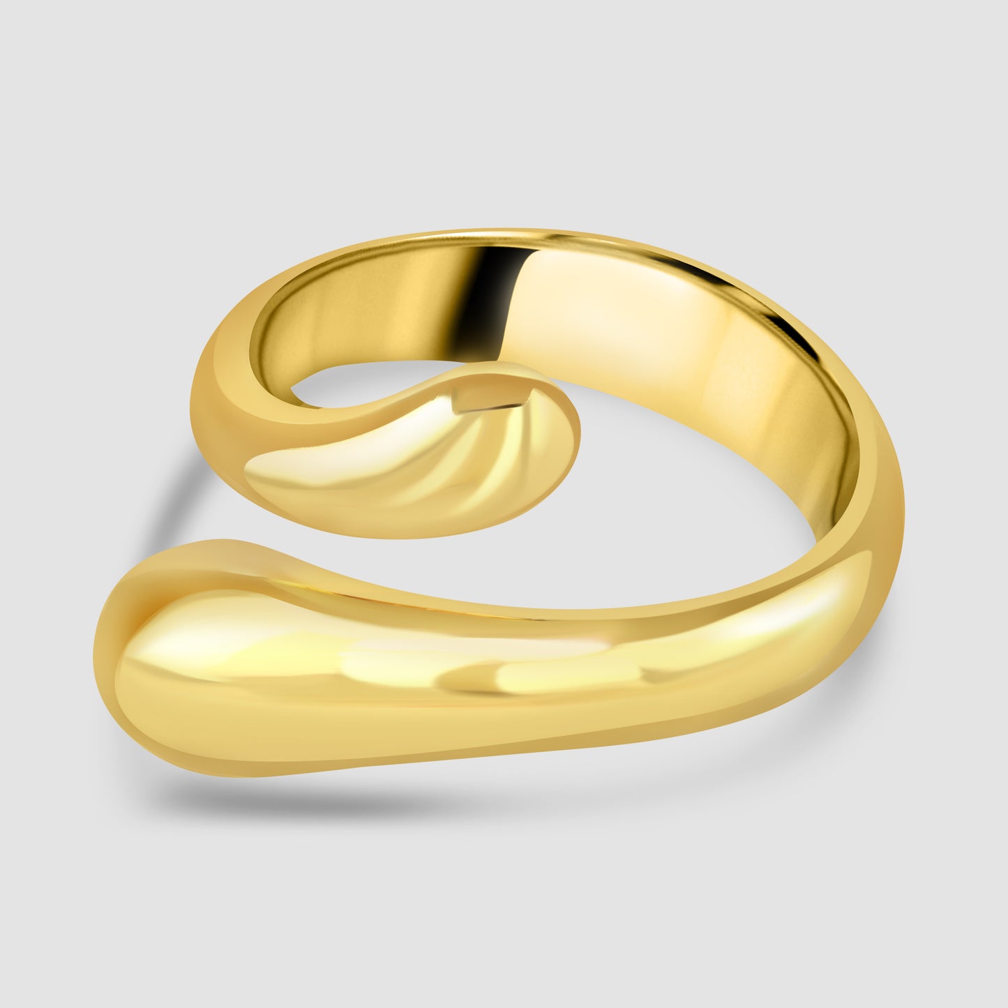 Tiffany & Co Elsa Peretti teardrop bypass ring