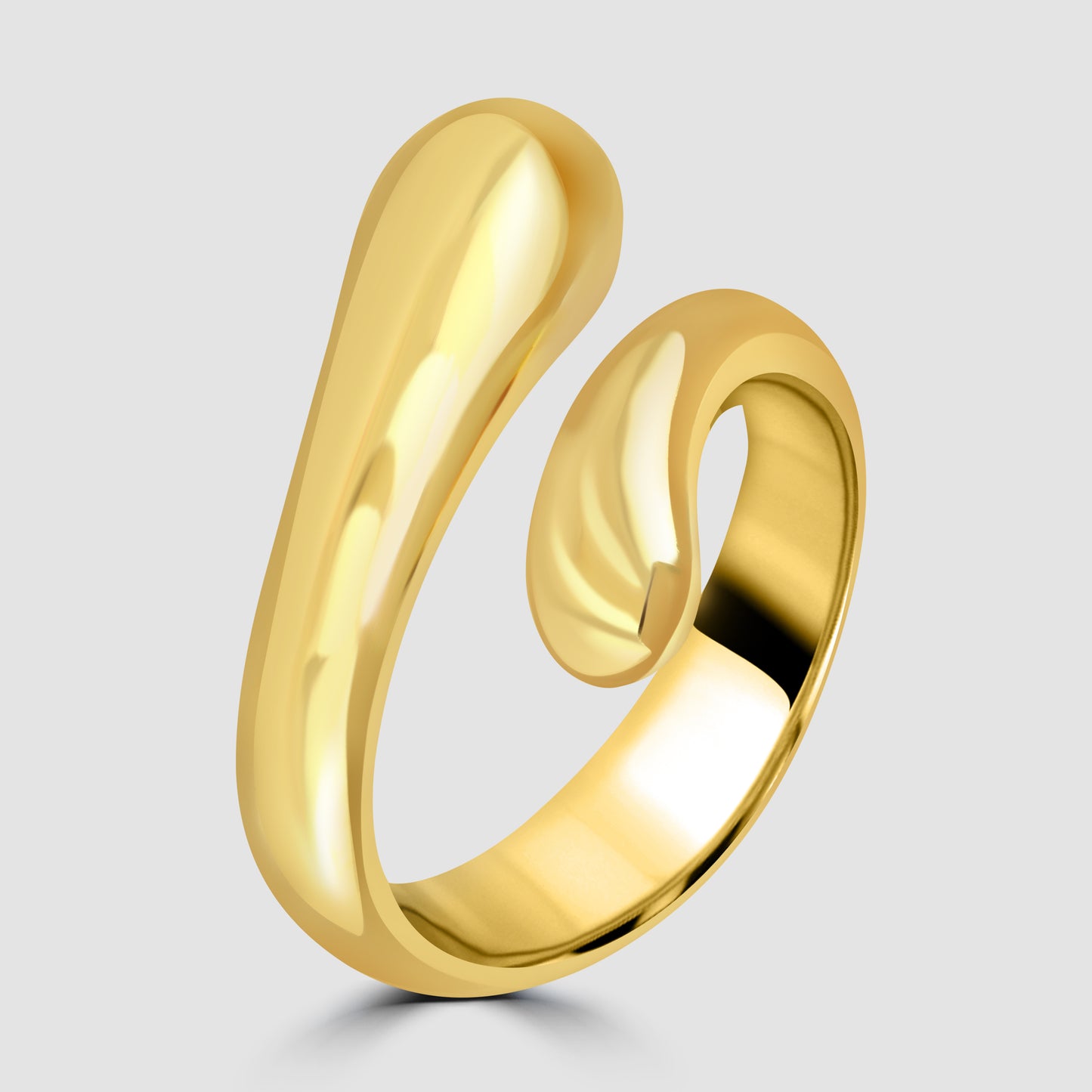 Tiffany & Co Elsa Peretti teardrop bypass ring