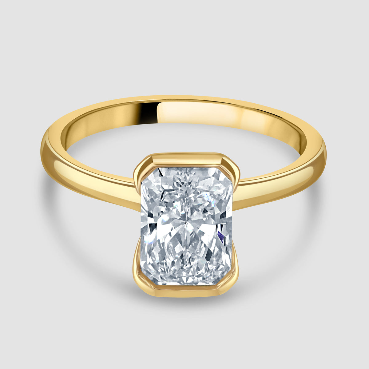 Solitaire Lab Diamond Radiant cut laboratory diamond solitaire – Paul James Jewellers