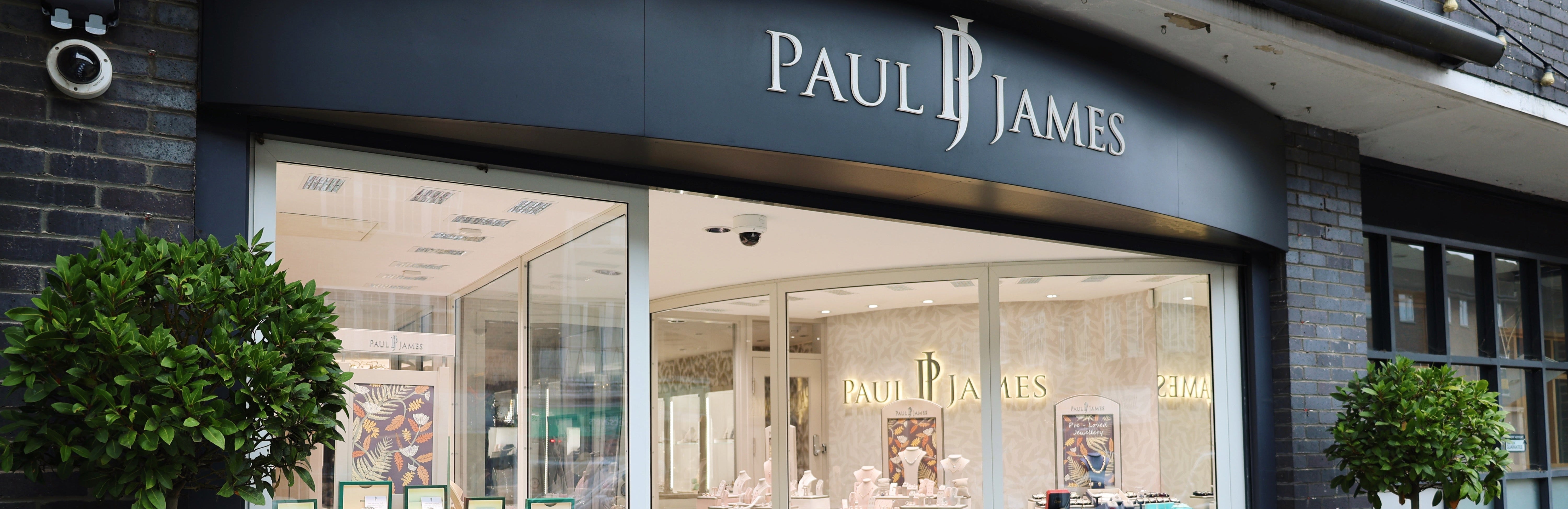 Paul James Jewellers Store Banner