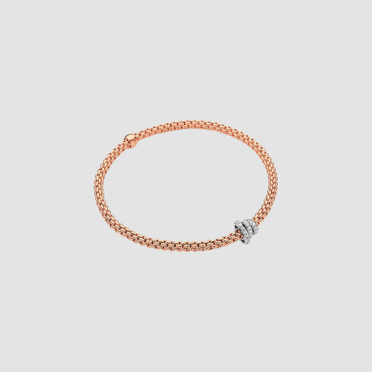 18ct Rose Gold Prima Flex’it 0.31ct Diamond bracelet