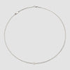 18ct White Gold Eka Necklace with 0.19ct Diamonds