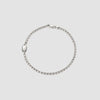 18ct White Gold Plain Eka Tiny Bracelet