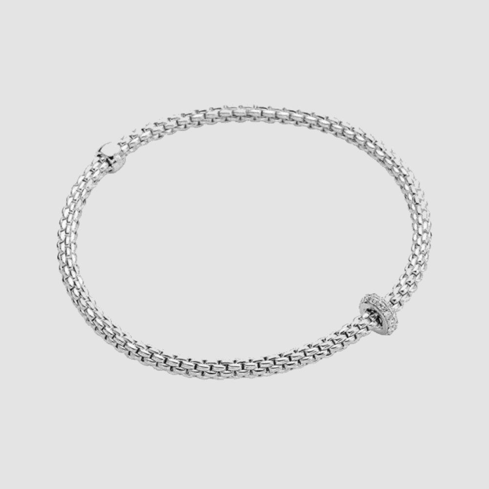 18ct White Gold Prima 0.18ct Diamond bracelet