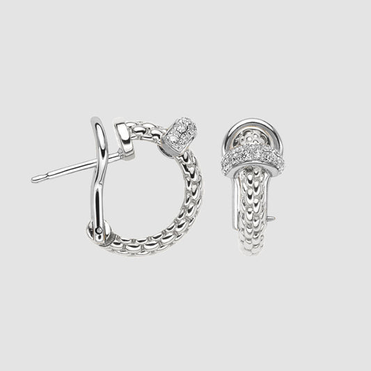 18ct White Gold Prima 0.18ct Diamond earrings