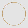 18ct Yellow Gold Eka 0.33ct Diamond necklace