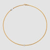 18ct Yellow Gold Eka Necklace with 0.19ct Diamonds