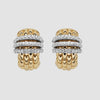 18ct Yellow Gold Panorama Earrings with 0.46ct Diamonds