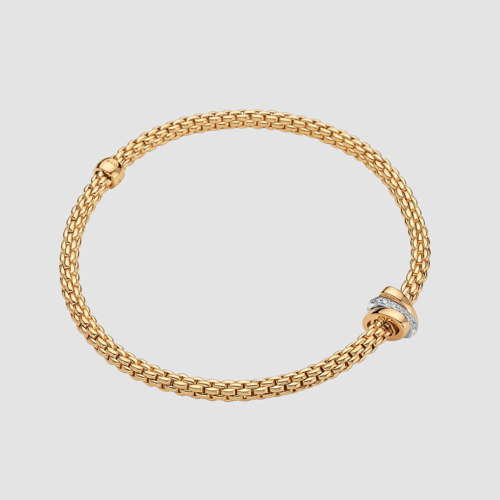 18ct Yellow Gold Prima 0.10ct Diamond bracelet