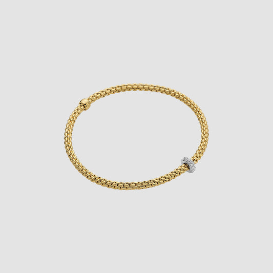 18ct Yellow Gold Prima 0.18ct Diamond bracelet