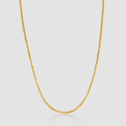 9ct yellow gold box chain