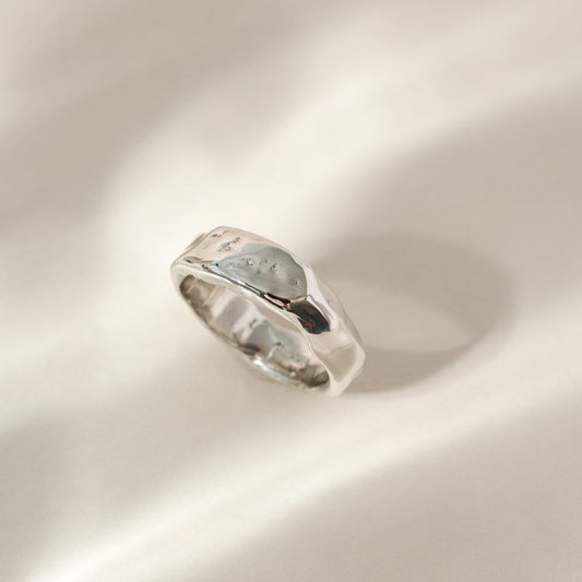 Sterling Silver Luna Ring