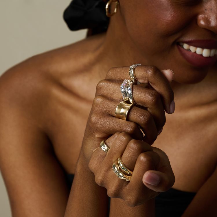 Fusion Luna Harlequin Confetti Ring