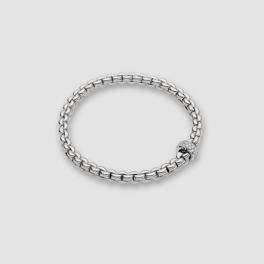Eka Flex'it bracelet with diamond pavé rondel