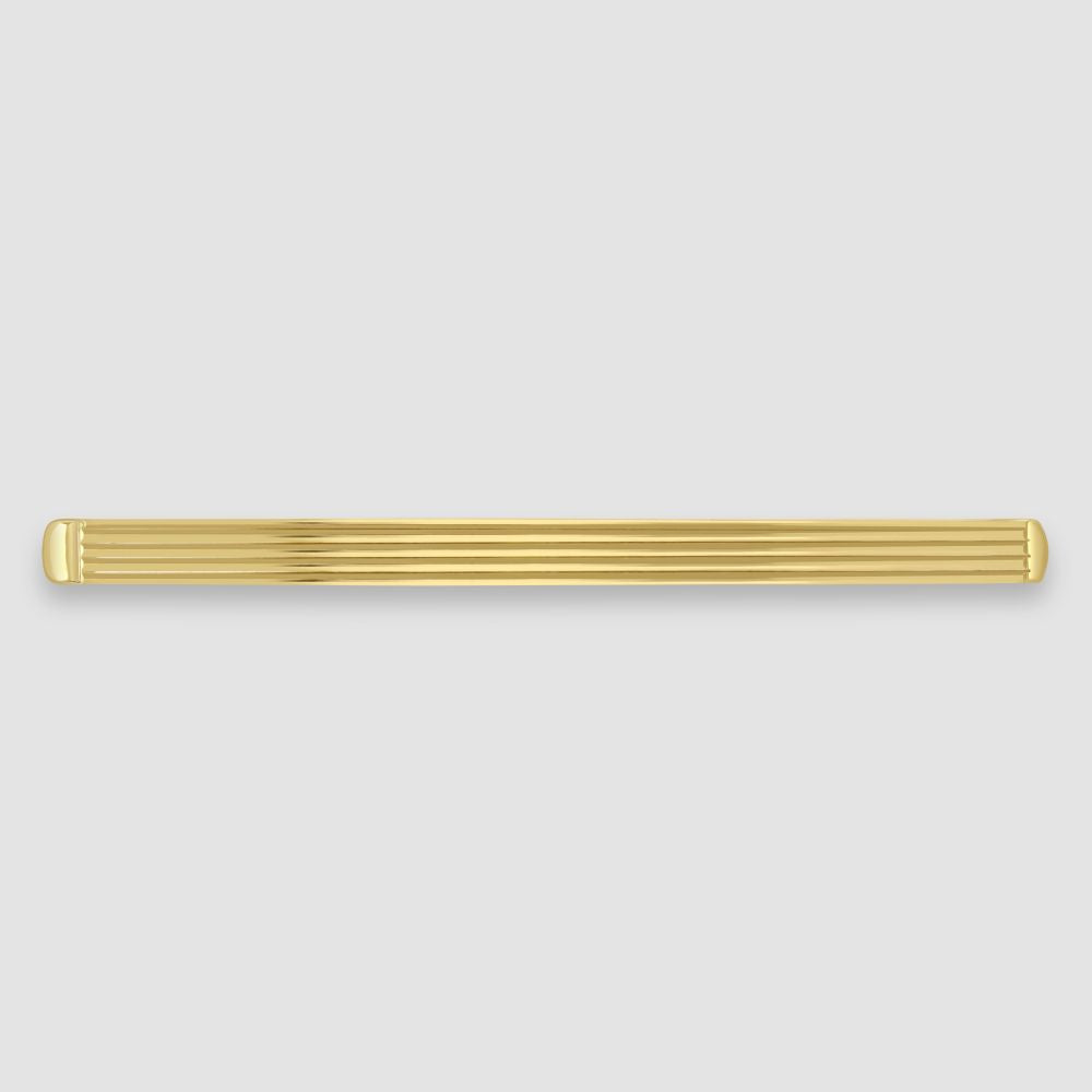 9ct yellow gold tie slide