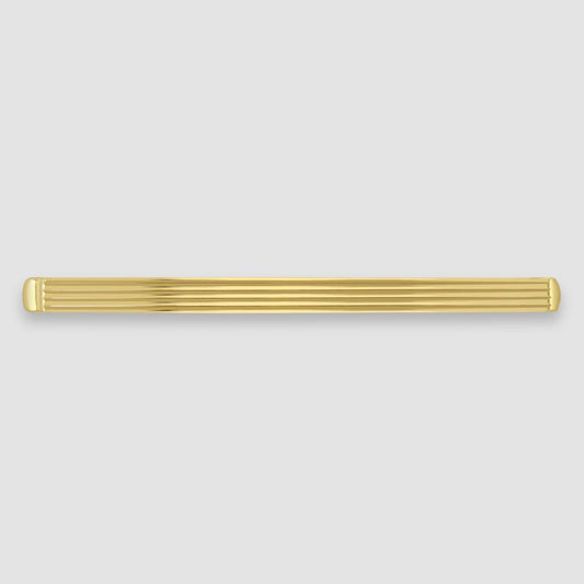 9ct yellow gold tie slide