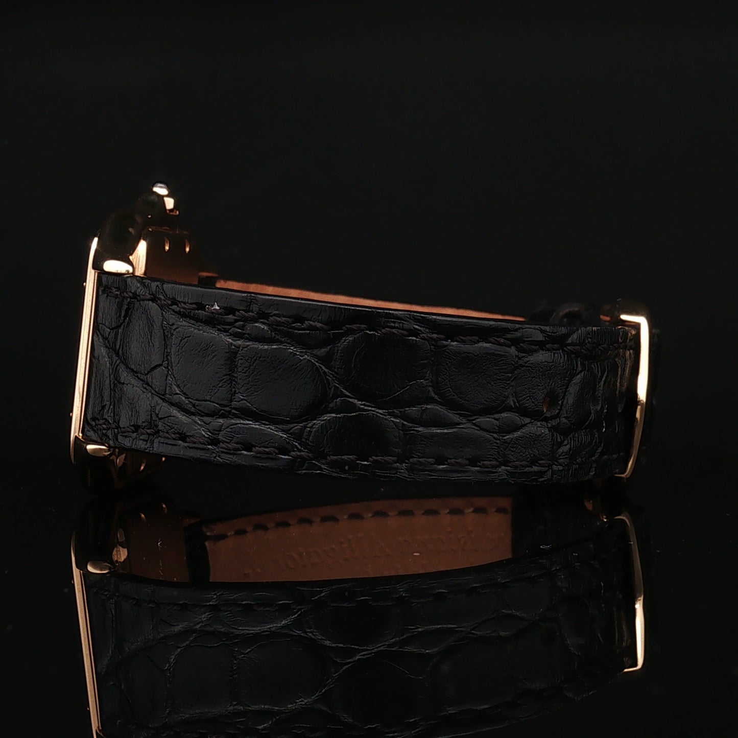18ct yellow gold Cartier Panthere mid size on strap