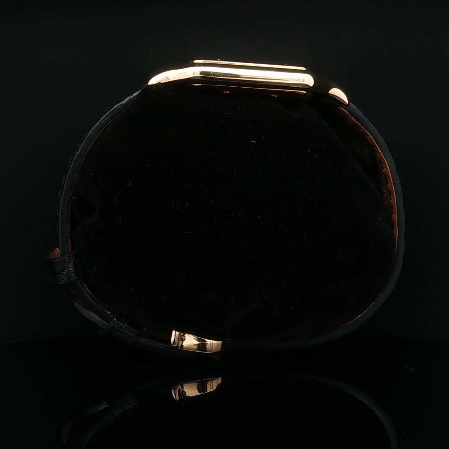 18ct yellow gold Cartier Panthere mid size on strap