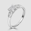 Cushion cut diamond solitaire ring